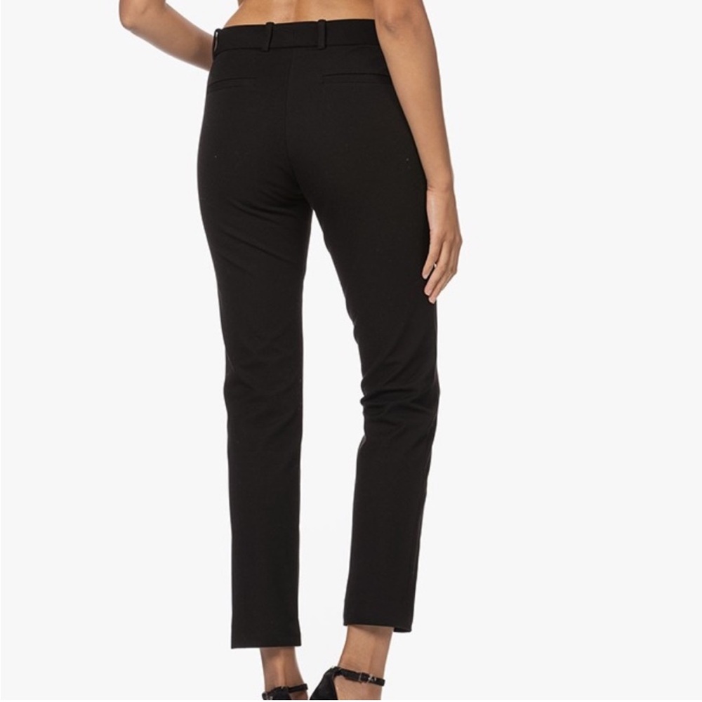Joseph New Eliston Gabardine Stretch Trousers Pants Women’s 42 Black - Picture 6 of 11